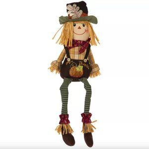 Give Thanks Scarecrow Sitter Autumn Table Home Decoration Thanksgiving Decor